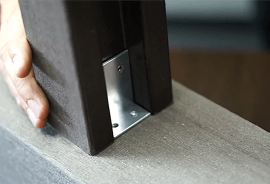 Назначение крепежных элементов для ограждений из ДПК